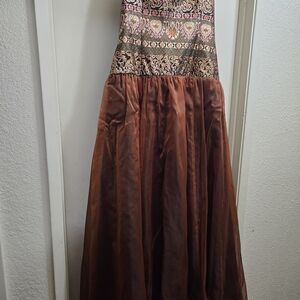 Elegant Multicolor Maxi Dress